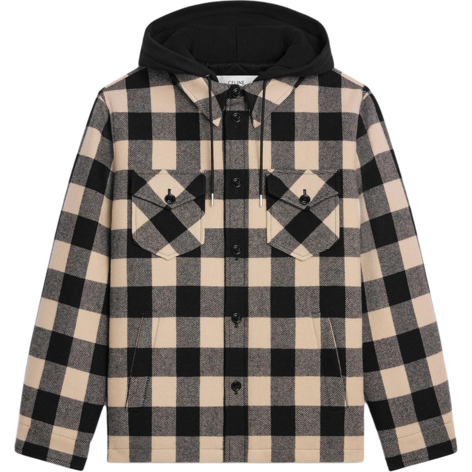 Клетчатая шерстяная худи-рубашка CELINE, светло-умбра, Желтый, Клетчатая шерстяная худи-рубашка CELINE, светло-умбра
Клетчатая шерстяная худи-рубашка CELINE, светло-умбра, Желтый, Клетчатая шерстяная худи-рубашка CELINE, светло-умбра