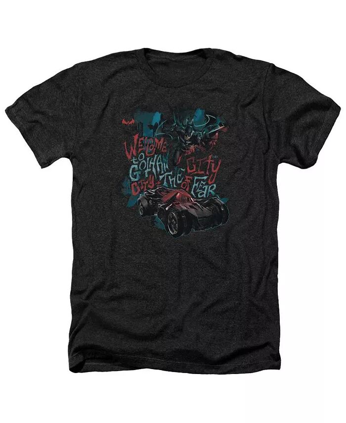 Мужская футболка Arkham Knight City Of Fear для взрослых Heather Batman, черный
Мужская футболка Arkham Knight City Of Fear для взрослых Heather Batman, черный