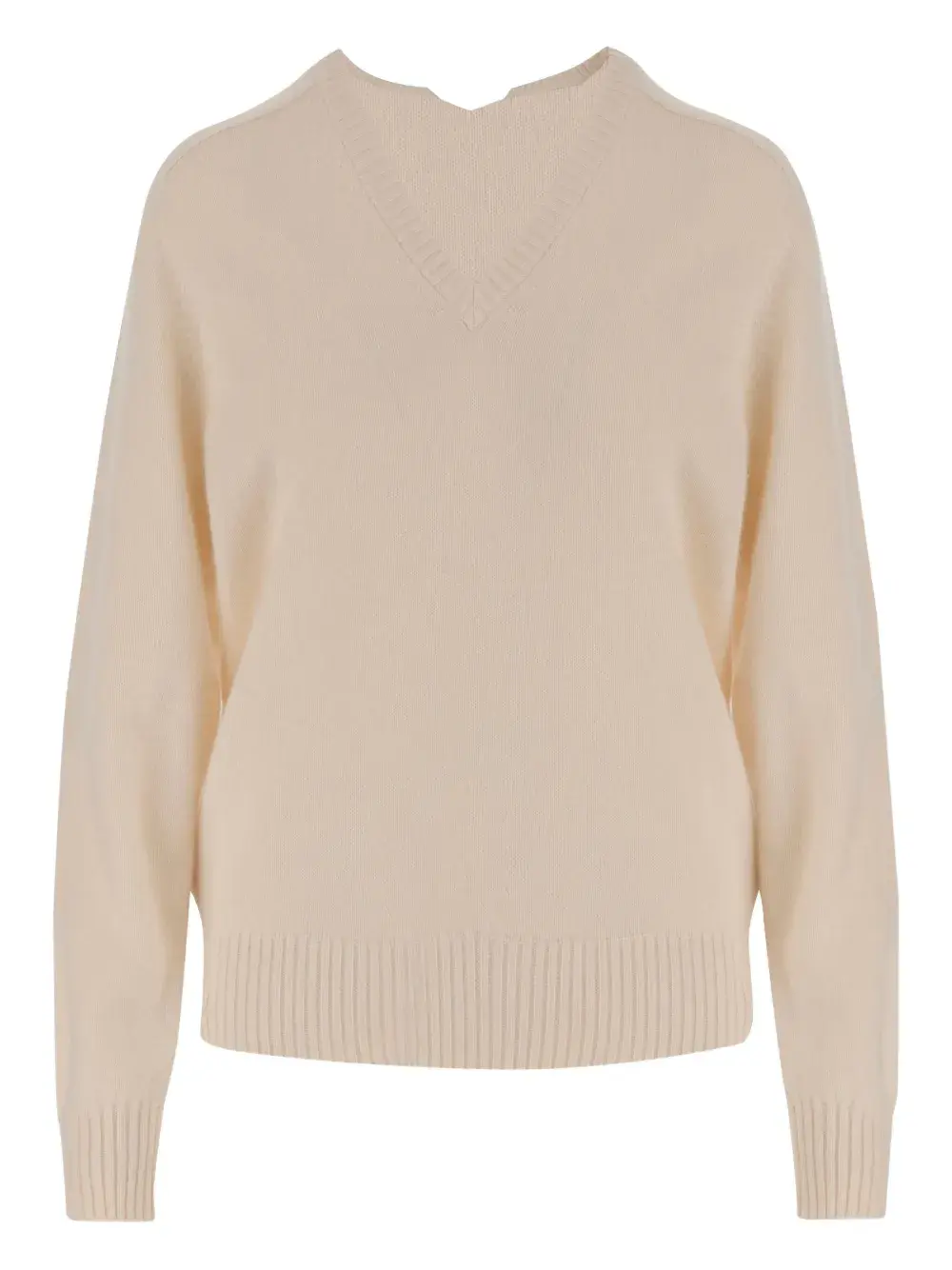 Кашемировый свитер с V-образным вырезом Carven, нейтральный
Кашемировый свитер с V-образным вырезом Carven, нейтральный
