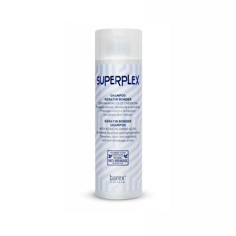 SUPERPLEX Keratin Bonder укрепляющий шампунь для светлых волос 250мл
SUPERPLEX Keratin Bonder укрепляющий шампунь для светлых волос 250мл