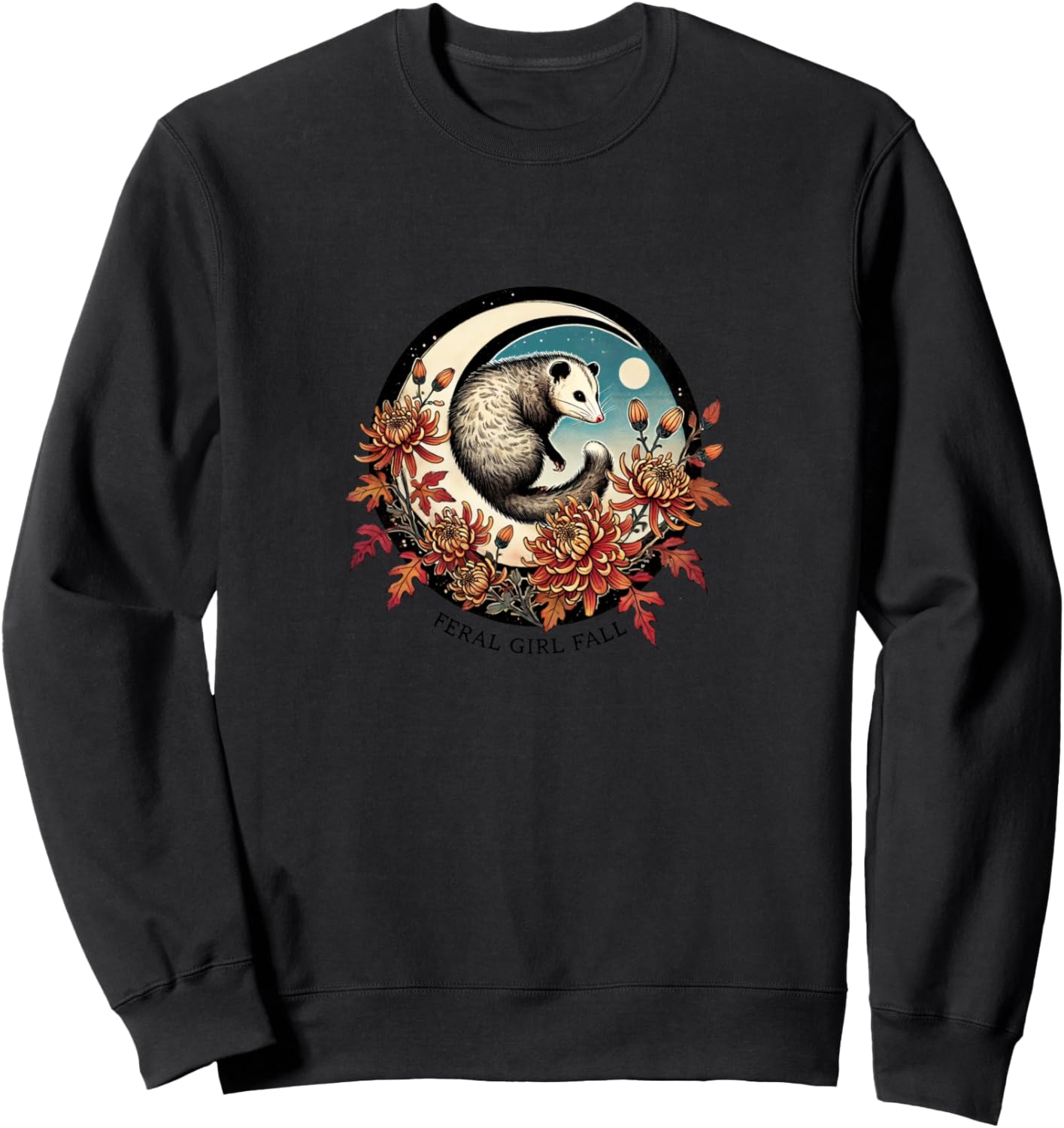 Футболка с изображением бродячей девочки и осеннего опоссума Vintage Possums Bubb, черный
Футболка с изображением бродячей девочки и осеннего опоссума Vintage Possums Bubb, черный