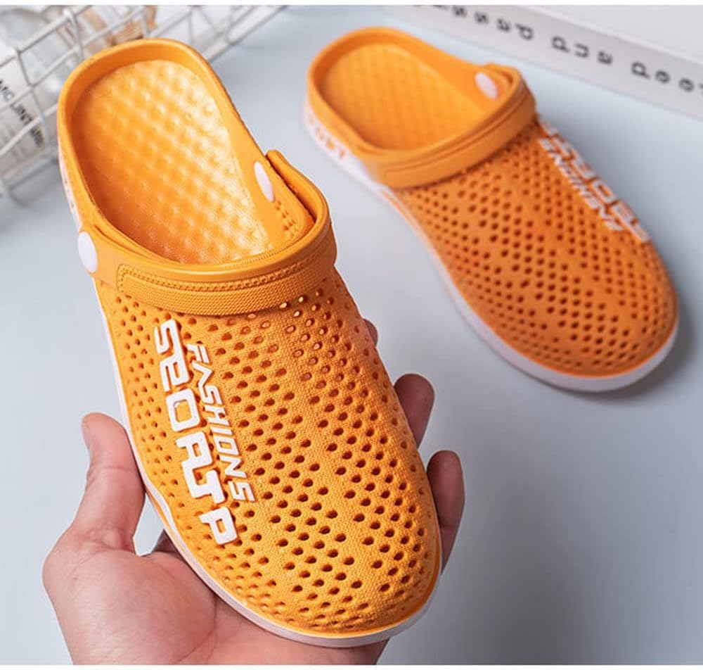 Мужские легкие шлепанцы из ЭВА, пляжные сандалии на лето (цвет: оранжевый, размер: 6,5) Zyhfcfff-Sd
Мужские легкие шлепанцы из ЭВА, пляжные сандалии на лето (цвет: оранжевый, размер: 6,5) Zyhfcfff-Sd