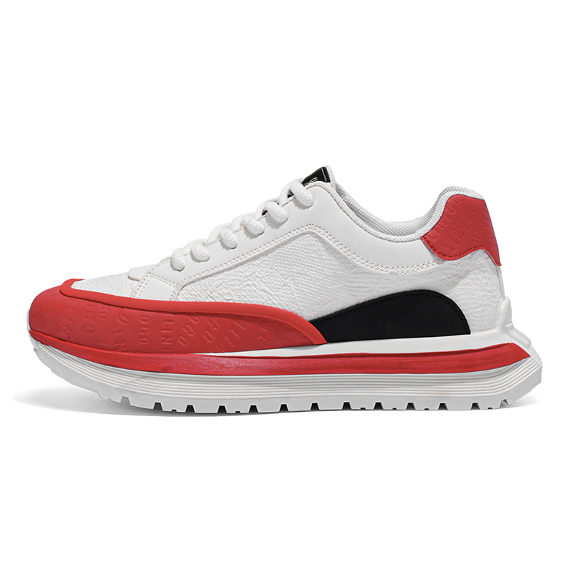 Износостойкие, легкие, увеличивающие рост, низкие повседневные туфли для мужчин Colorful Creations, White Red
Износостойкие, легкие, увеличивающие рост, низкие повседневные туфли для мужчин Colorful Creations, White Red