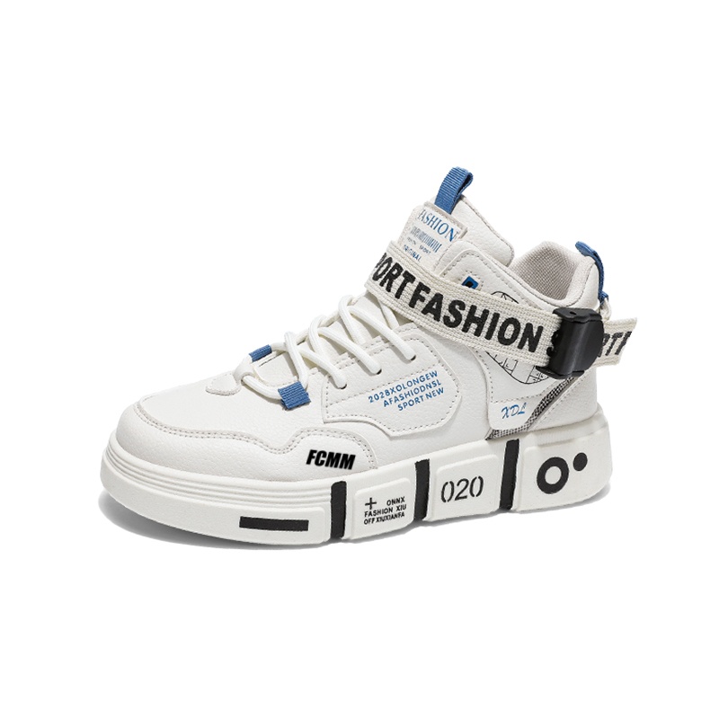Противоскользящие амортизирующие высокие повседневные кроссовки для детей FCMM, бежевый/синий
Противоскользящие амортизирующие высокие повседневные кроссовки для детей FCMM, бежевый/синий