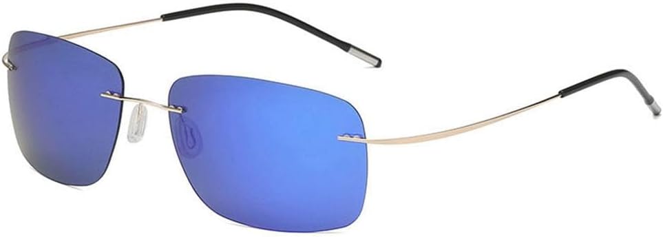 Мужские безободковые поляризованные солнцезащитные очки из титанового сплава, спортивные очки для вождения, дорожные очки, сверхлегкие очки с защитой от УФ-излучения UV400 LOVQZAOF, C6 Deep Blue Lens
Мужские безободковые поляризованные солнцезащитные очки из титанового сплава, спортивные очки для вождения, дорожные очки, сверхлегкие очки с защитой от УФ-излучения UV400 LOVQZAOF, C6 Deep Blue Lens