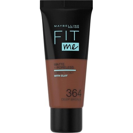 Тональный крем Maybelline Fit Me Matte & Poreless, с полным покрытием, для нормальной и жирной кожи, 30 мл, 364 Deep Bronze Maybelline New York, Коричневый, Тональный крем Maybelline Fit Me Matte & Poreless, с полным покрытием, для нормальной и жирной кож
Тональный крем Maybelline Fit Me Matte & Poreless, с полным покрытием, для нормальной и жирной кожи, 30 мл, 364 Deep Bronze Maybelline New York, Коричневый, Тональный крем Maybelline Fit Me Matte & Poreless, с полным покрытием, для нормальной и жирной кож