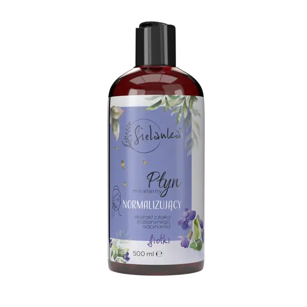 Мицеллярная жидкость для нормальной кожи, 500 мл Sielanka Na dole fiołki
Мицеллярная жидкость для нормальной кожи, 500 мл Sielanka Na dole fiołki