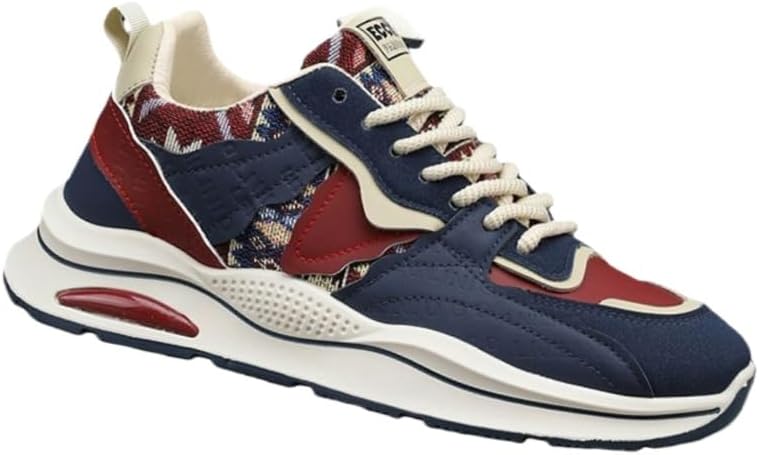 Мужские удобные спортивные кроссовки на толстой подошве - повседневная обувь из мягкой искусственной кожи. Легкие. Подходят для повседневной носки на открытом воздухе. Повседневная одежда Fmshi, красный/синий
Мужские удобные спортивные кроссовки на толстой подошве - повседневная обувь из мягкой искусственной кожи. Легкие. Подходят для повседневной носки на открытом воздухе. Повседневная одежда Fmshi, красный/синий