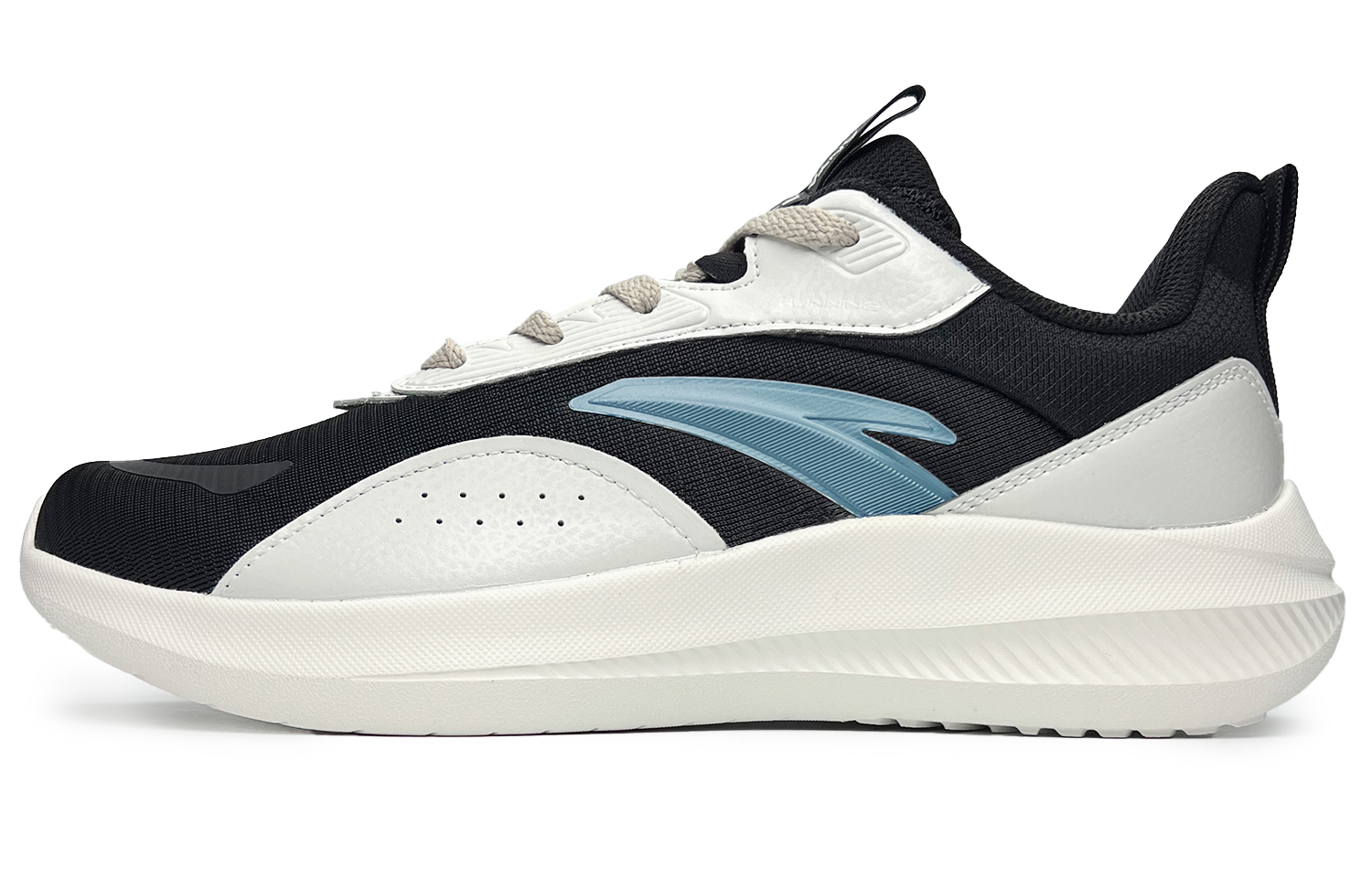 Антискользящие легкие низкие повседневные кроссовки для бега мужские черно-бело-синие Anta
Антискользящие легкие низкие повседневные кроссовки для бега мужские черно-бело-синие Anta