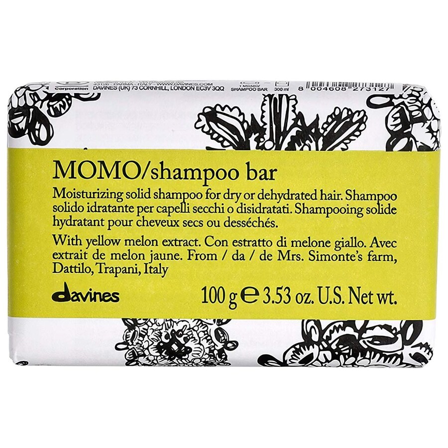 Увлажняющее твердое мыло-шампунь MOMO для сухих волос Davines, 3.53 oz/100 g
Увлажняющее твердое мыло-шампунь MOMO для сухих волос Davines, 3.53 oz/100 g