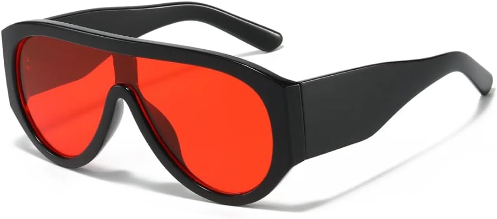 Солнцезащитные очки с защитой от УФ-излучения UV400 | Большая оправа с леопардовым градиентом | Линзы конфетных цветов | Для женщин и мужчин | Для занятий спортом на открытом воздухе и вождения DSVIGF, Black Red
Солнцезащитные очки с защитой от УФ-излучения UV400 | Большая оправа с леопардовым градиентом | Линзы конфетных цветов | Для женщин и мужчин | Для занятий спортом на открытом воздухе и вождения DSVIGF, Black Red