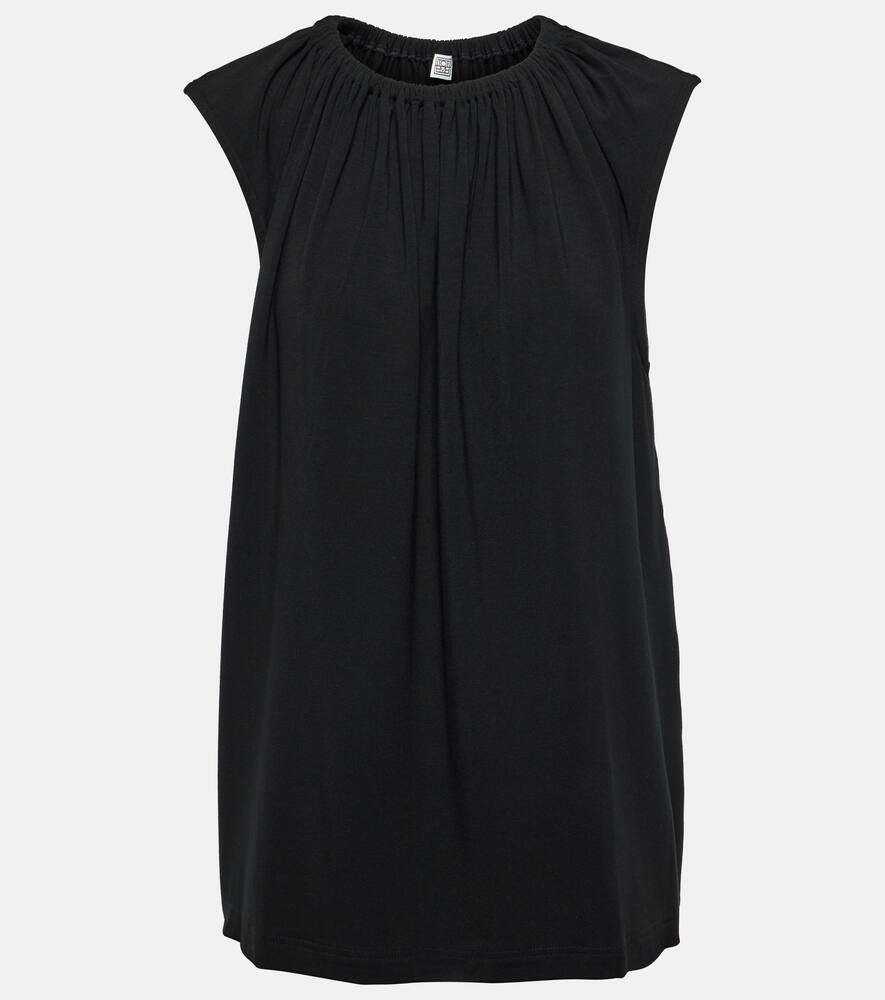 Топ из сборчатого джерси Toteme, Black
Топ из сборчатого джерси Toteme, Black