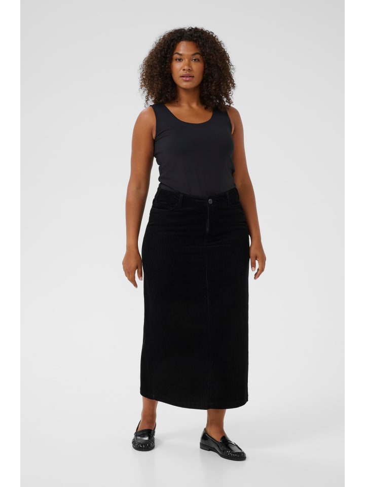 KAFFE curve Юбка KCkirstin, стандартный крой, черный, глубокий крой
KAFFE curve Юбка KCkirstin, стандартный крой, черный, глубокий крой