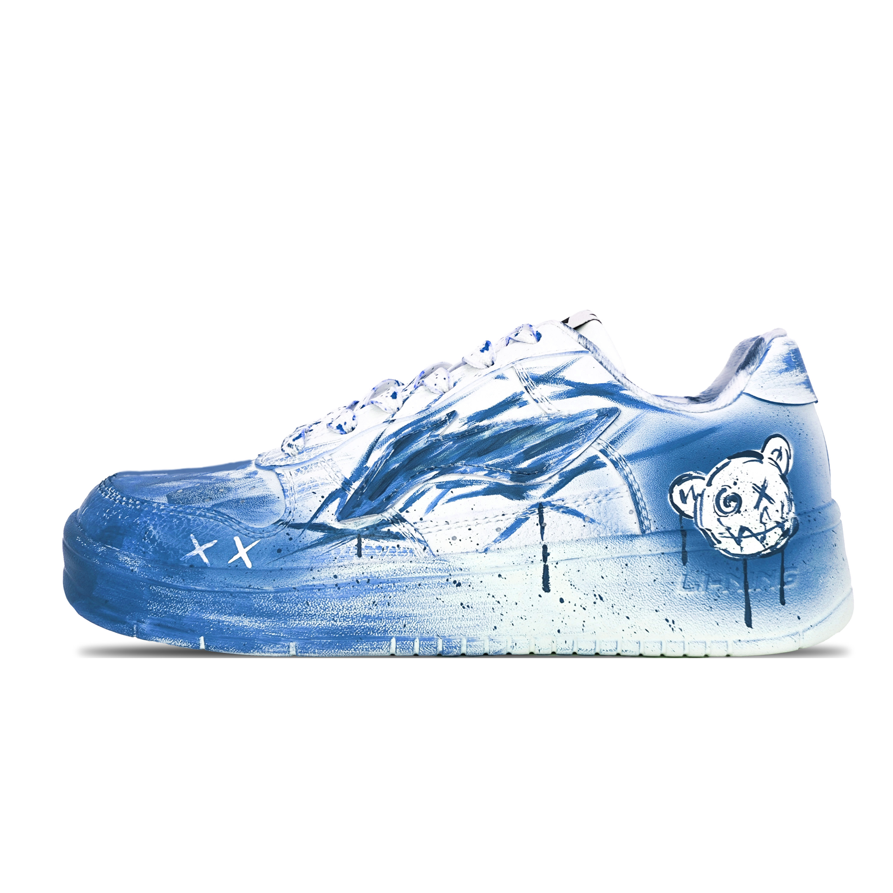 LINING Кроссовки для скейтбординга Pontoon Boats с амортизацией, износостойкие, дышащие, низкие, мужские, сине-белые
LINING Кроссовки для скейтбординга Pontoon Boats с амортизацией, износостойкие, дышащие, низкие, мужские, сине-белые