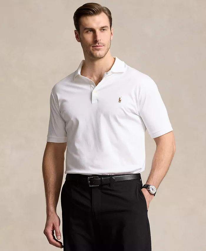 Мужская хлопковая поло Big & Tall Classic Fit Polo Ralph Lauren, белый
Мужская хлопковая поло Big & Tall Classic Fit Polo Ralph Lauren, белый