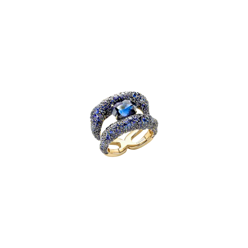 Кольцо charmeuse из желтого золота с синими сапфирами - 958rg1593 FABERGÉ
Кольцо charmeuse из желтого золота с синими сапфирами - 958rg1593 FABERGÉ