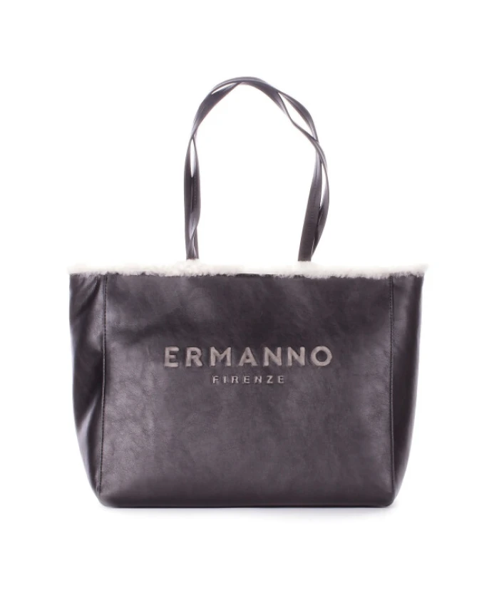 Сумка-Тоут с логотипом спереди Ermanno Scervino, черный
Сумка-Тоут с логотипом спереди Ermanno Scervino, черный