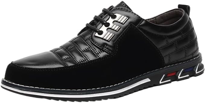 Мужская обувь из искусственной кожи, противоскользящие и износостойкие слипоны для офиса и деловой обстановки Fmshi, черный
Мужская обувь из искусственной кожи, противоскользящие и износостойкие слипоны для офиса и деловой обстановки Fmshi, черный