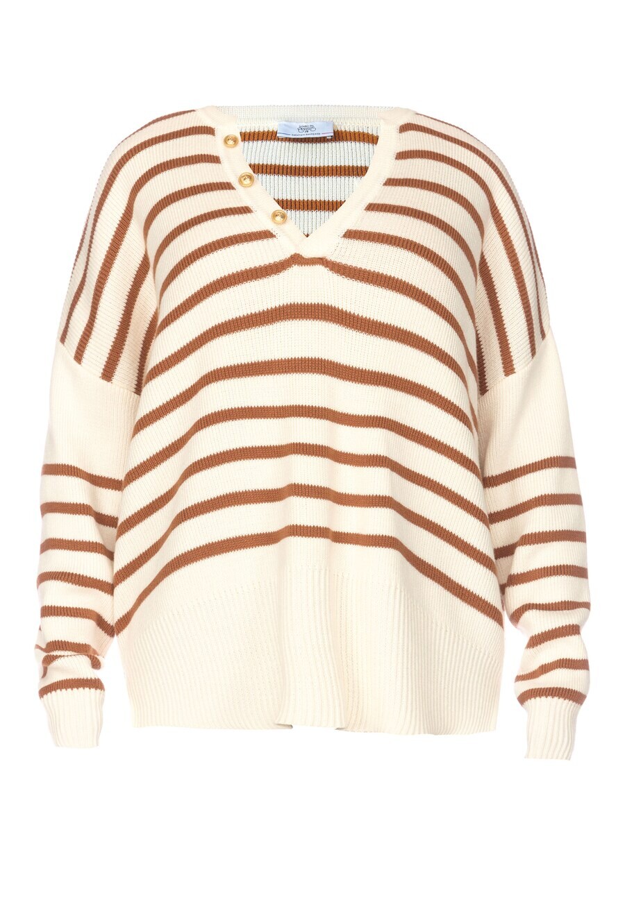 Свитер Le Temps Des Cerises LOBELIE, цвет Wool White 
Свитер Le Temps Des Cerises LOBELIE, цвет Wool White