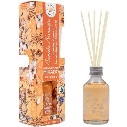 Mikado Ароматические палочки с интенсивным ароматом корицы и апельсина 100мл La Casa De Los Aromas
Mikado Ароматические палочки с интенсивным ароматом корицы и апельсина 100мл La Casa De Los Aromas