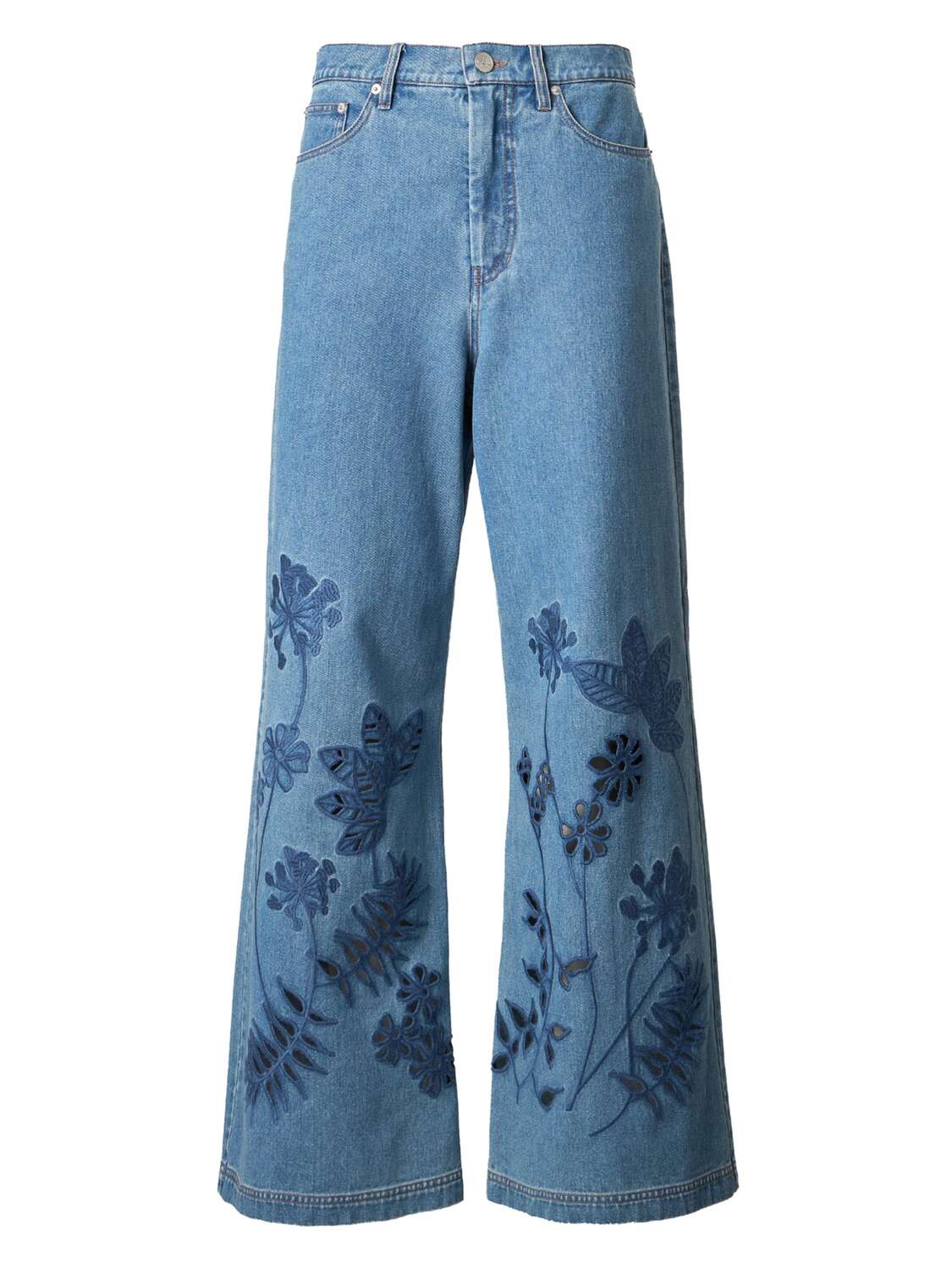 Munthe Широкие джинсы 'ECUBE' в цвете Marine Blue, Blue Denim
Munthe Широкие джинсы 'ECUBE' в цвете Marine Blue, Blue Denim