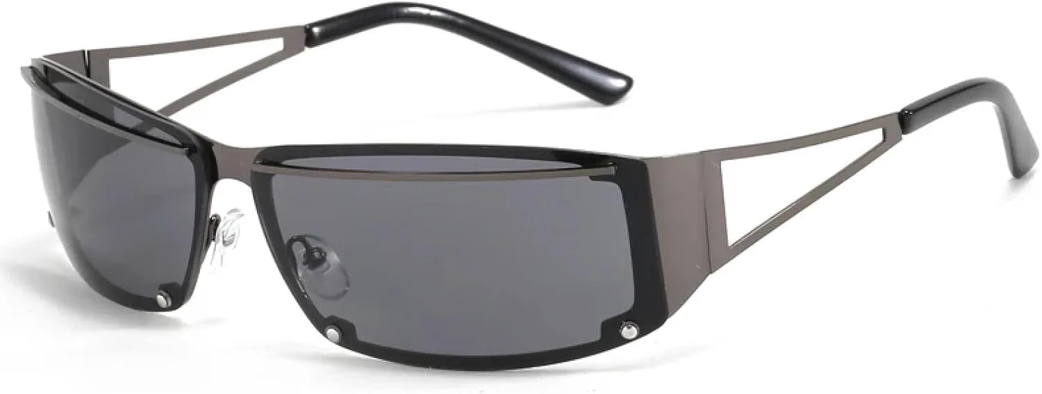 Солнцезащитные очки с защитой от УФ-излучения UV400 | Полая оправа | Для женщин и мужчин | Для занятий спортом на открытом воздухе и вождения DSVIGF, Black
Солнцезащитные очки с защитой от УФ-излучения UV400 | Полая оправа | Для женщин и мужчин | Для занятий спортом на открытом воздухе и вождения DSVIGF, Black