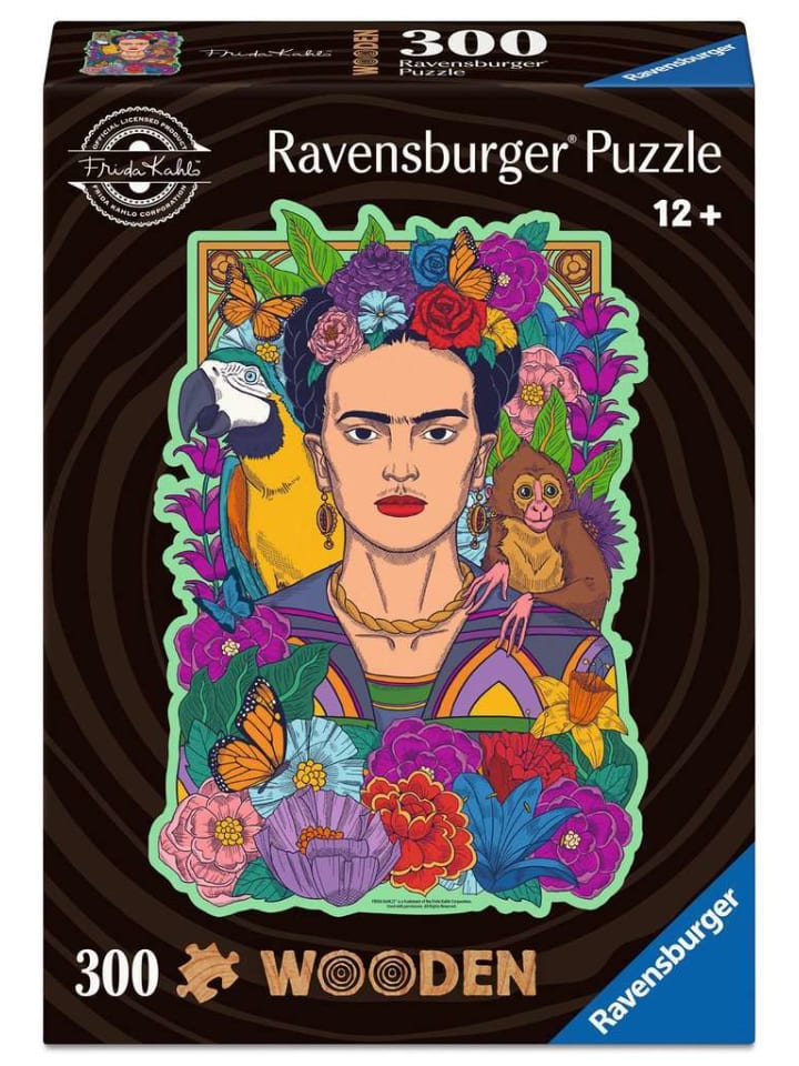 Пазл Ravensburger из 300 деталей «Фрида Кало в цвете»
Пазл Ravensburger из 300 деталей «Фрида Кало в цвете»