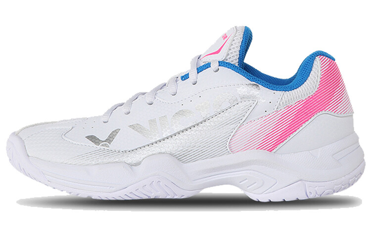 Кроссовки для бадминтона женские низкие перламутровые белый/флуоресцентные розовый Victor
Кроссовки для бадминтона женские низкие перламутровые белый/флуоресцентные розовый Victor