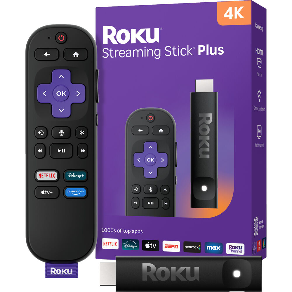 Roku Streaming Stick Plus
Roku Streaming Stick Plus