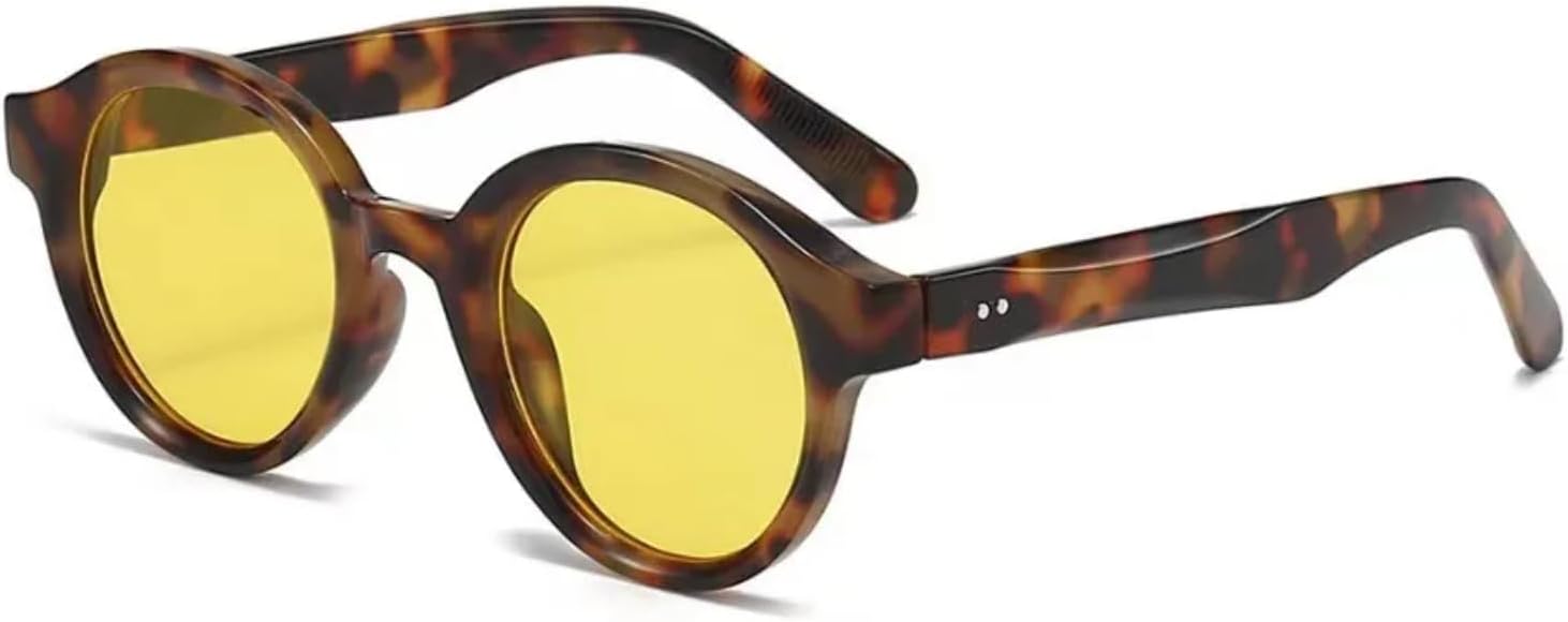 Солнцезащитные очки с защитой UV400 | Круглые, яркие, с заклепками, леопардовый принт | Для женщин и мужчин, для занятий спортом на открытом воздухе и вождения DSVIGF, Leopard Yellow
Солнцезащитные очки с защитой UV400 | Круглые, яркие, с заклепками, леопардовый принт | Для женщин и мужчин, для занятий спортом на открытом воздухе и вождения DSVIGF, Leopard Yellow