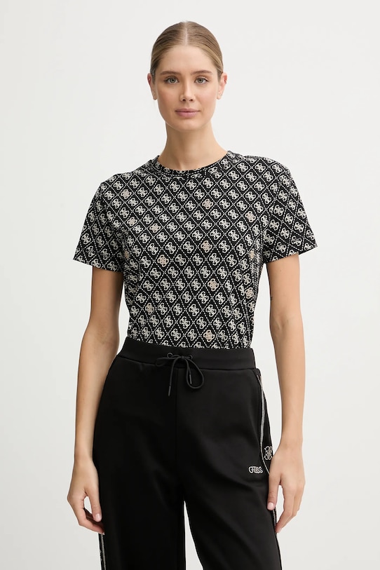 Футболка из хлопка с РОМБУСОМ Guess, черный
Футболка из хлопка с РОМБУСОМ Guess, черный