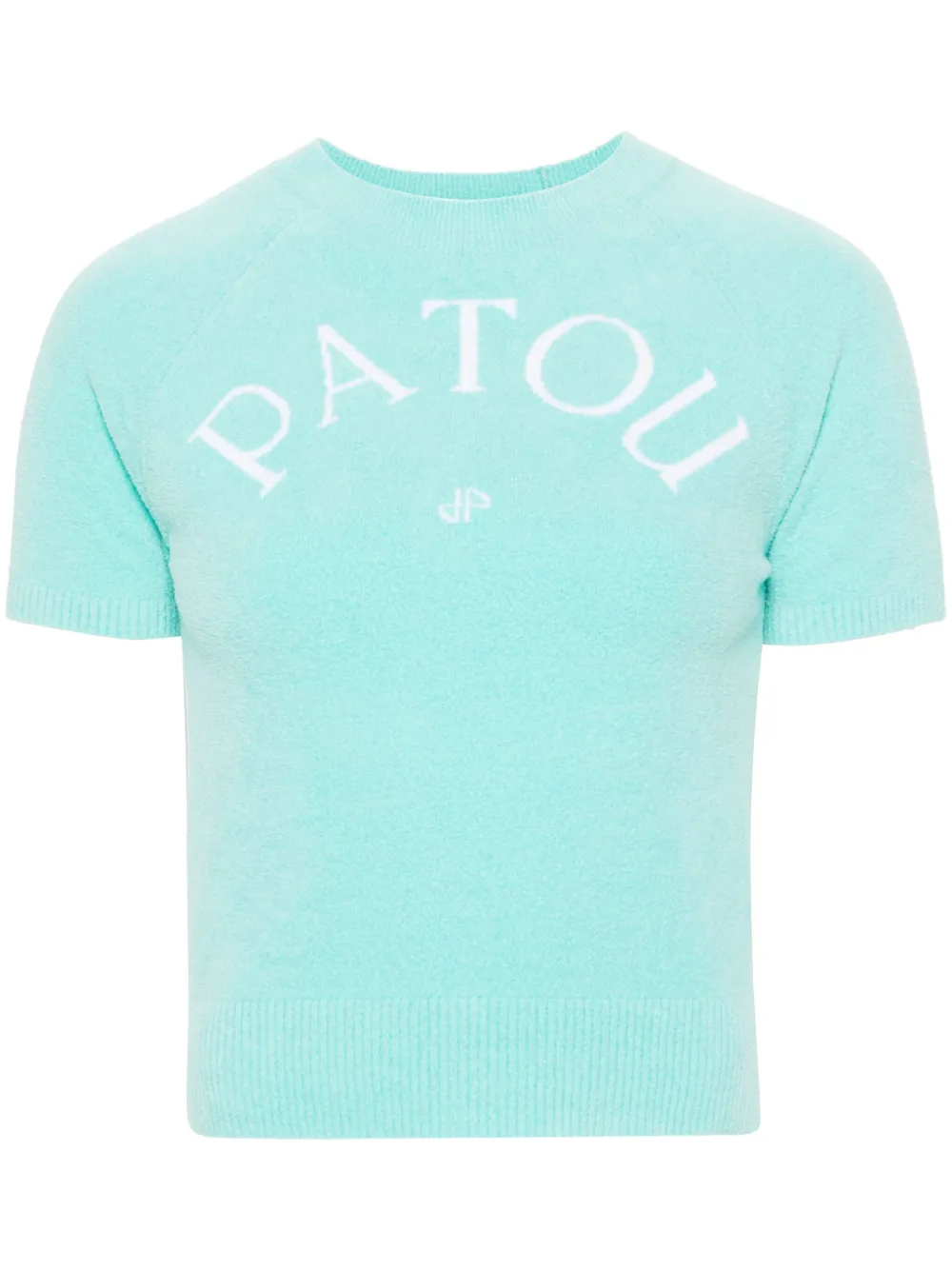 Трикотажный топ с жаккардовым логотипом PATOU, синий
Трикотажный топ с жаккардовым логотипом PATOU, синий