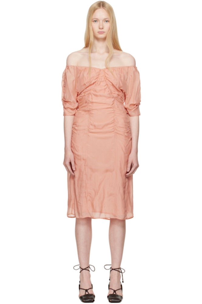 Платье-парашют миди из розового шелкового шифона LEMAIRE
Платье-парашют миди из розового шелкового шифона LEMAIRE