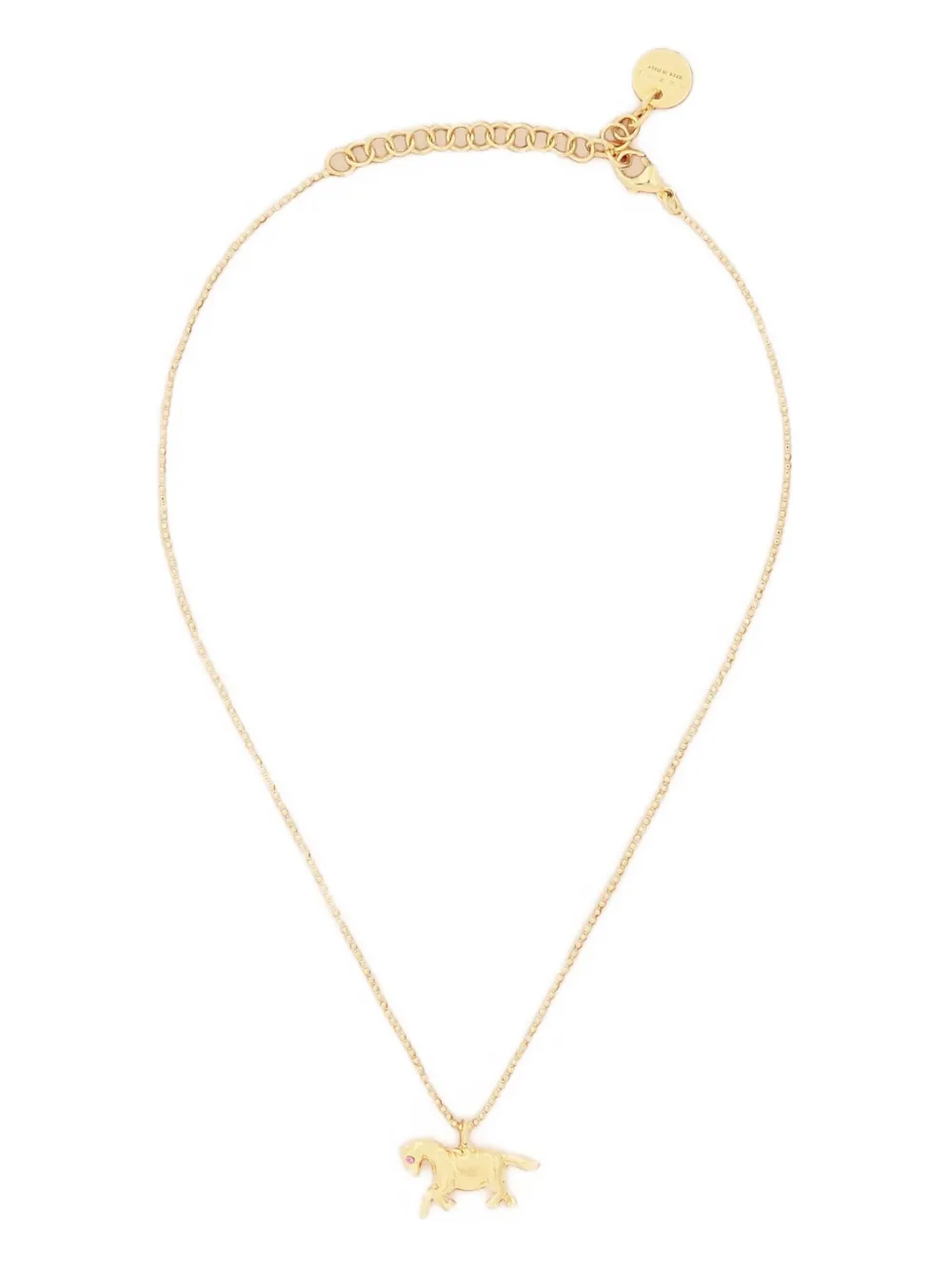 Кулон в виде лошади на цепочке Marni, золотистый
Кулон в виде лошади на цепочке Marni, золотистый