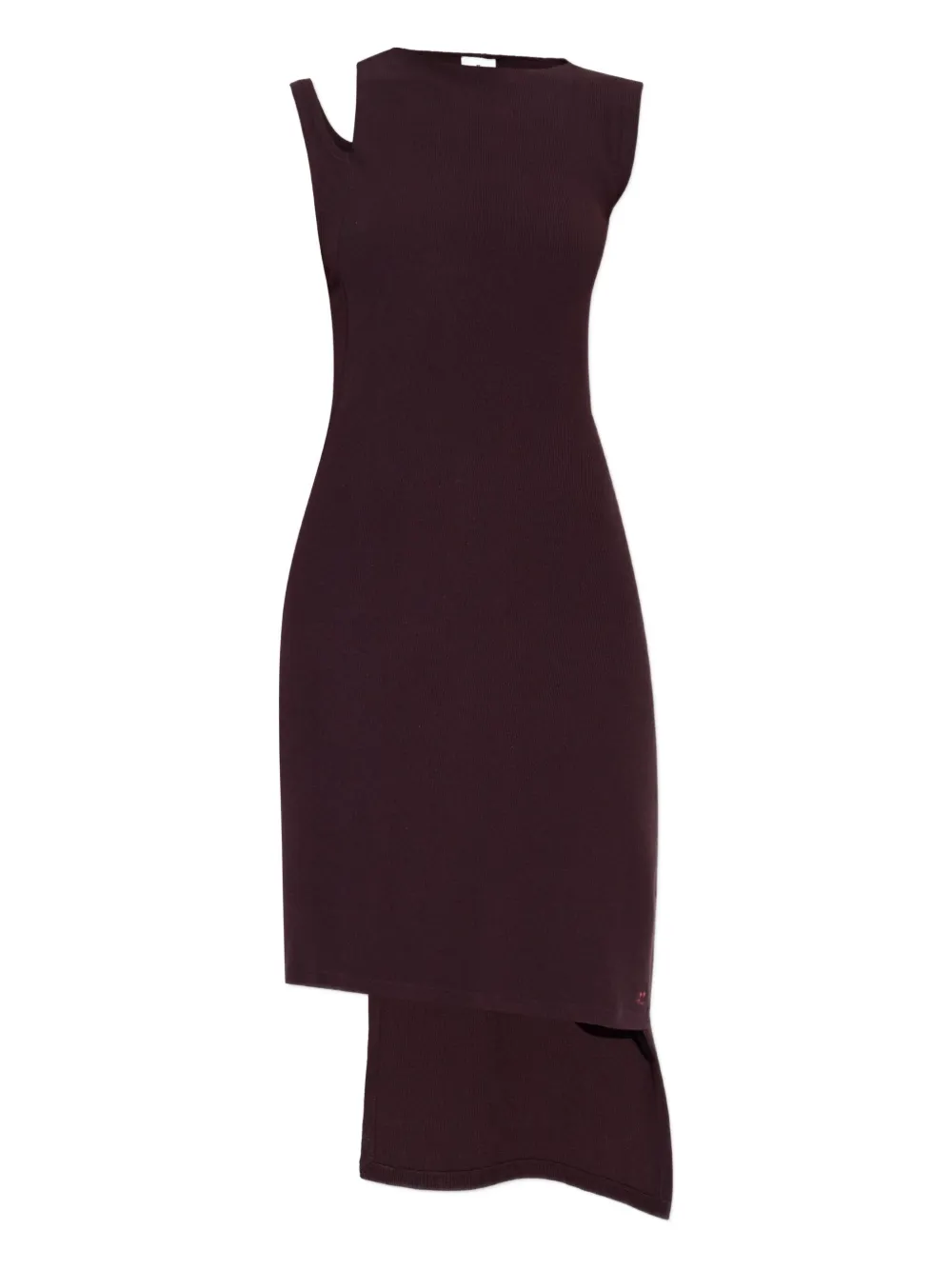 Асимметричное платье с косым вырезом Courrèges, красный
Асимметричное платье с косым вырезом Courrèges, красный