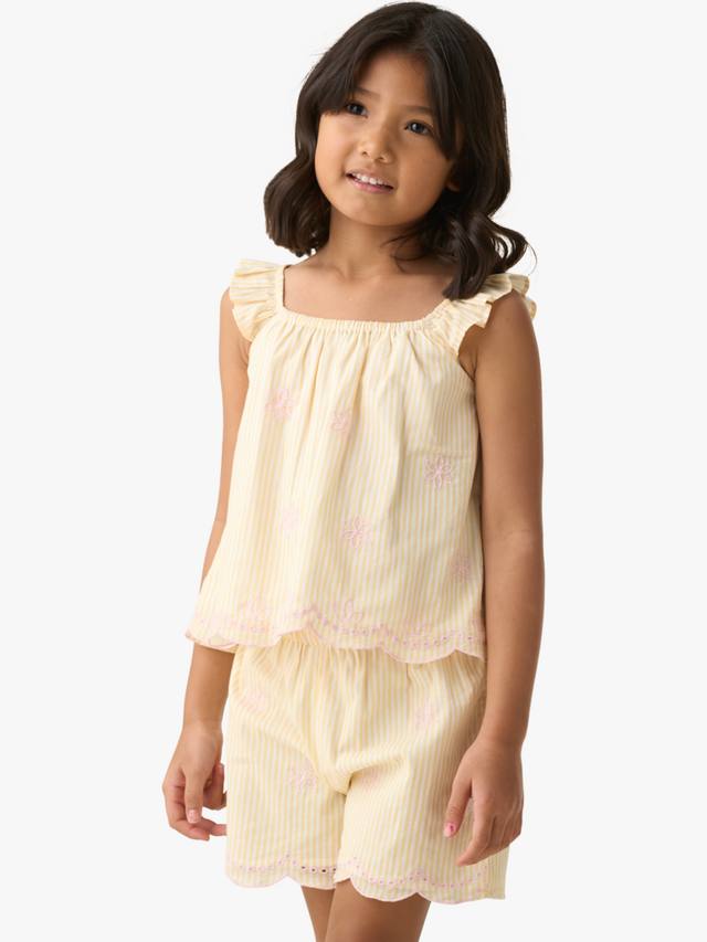 Детский хлопковый комплект пижамы Broderie Shortie Angel & Rocket, Yellow
Детский хлопковый комплект пижамы Broderie Shortie Angel & Rocket, Yellow