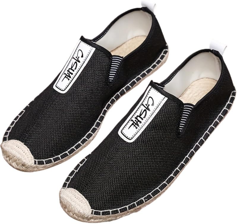 Мужские эспадрильи-лоаферы - удобная повседневная обувь без шнурков для ходьбы Hoalox, черный
Мужские эспадрильи-лоаферы - удобная повседневная обувь без шнурков для ходьбы Hoalox, черный