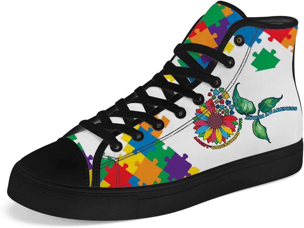 Кеды на высокой подошве chebing с принтом «Аутизм», с шнуровкой, повседневная обувь, подарок для мужчин и женщин, поддержка осведомленности об аутизме, белый
Кеды на высокой подошве chebing с принтом «Аутизм», с шнуровкой, повседневная обувь, подарок для мужчин и женщин, поддержка осведомленности об аутизме, белый