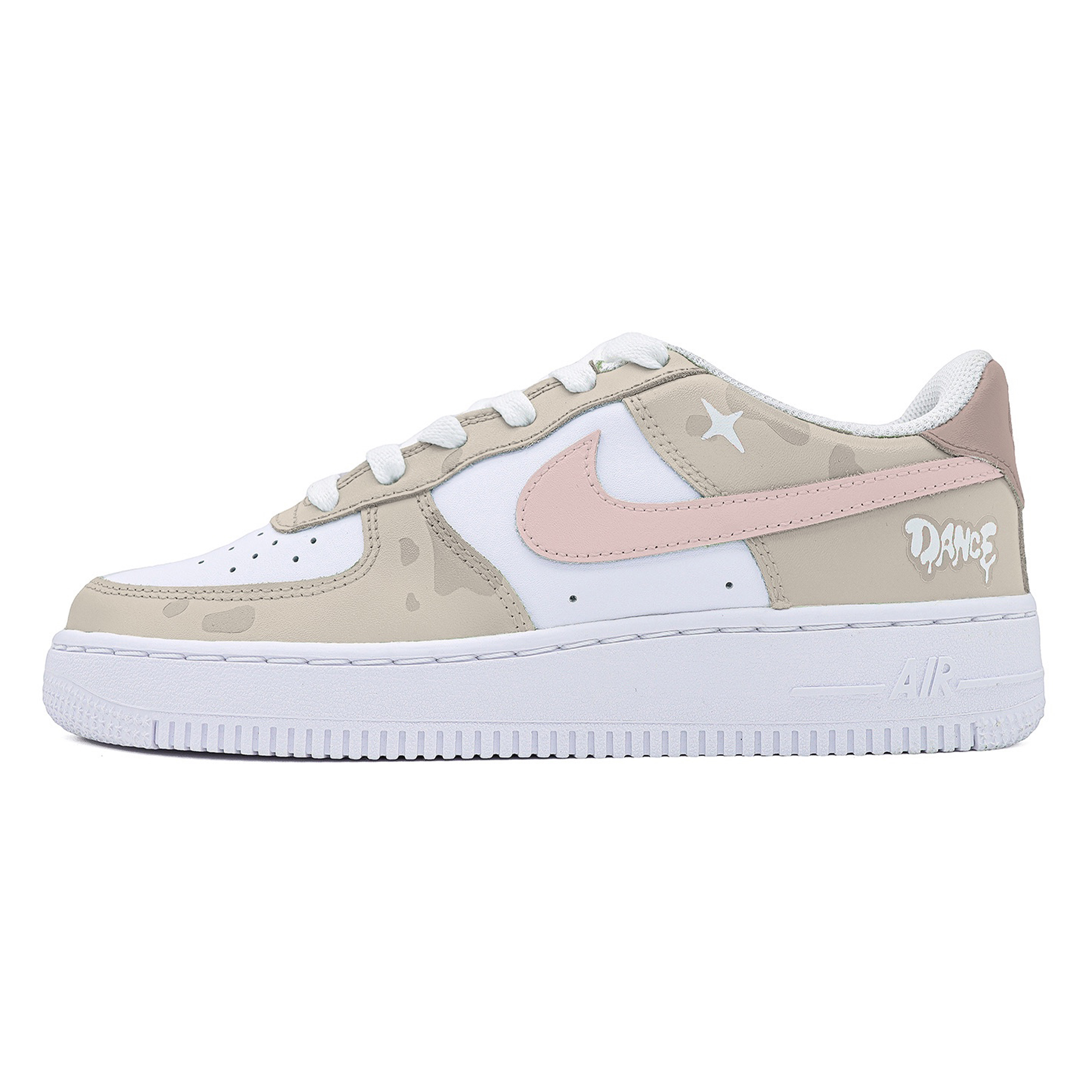 Детские кроссовки для скейтбординга Air Force 1 LE Low Top для подростков Nike, хаки 
Детские кроссовки для скейтбординга Air Force 1 LE Low Top для подростков Nike, хаки