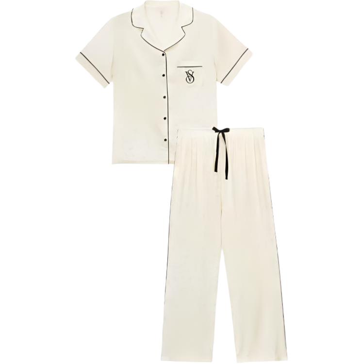 Victoria's Secret Пижамный комплект женский кокосовый белый
Victoria's Secret Пижамный комплект женский кокосовый белый