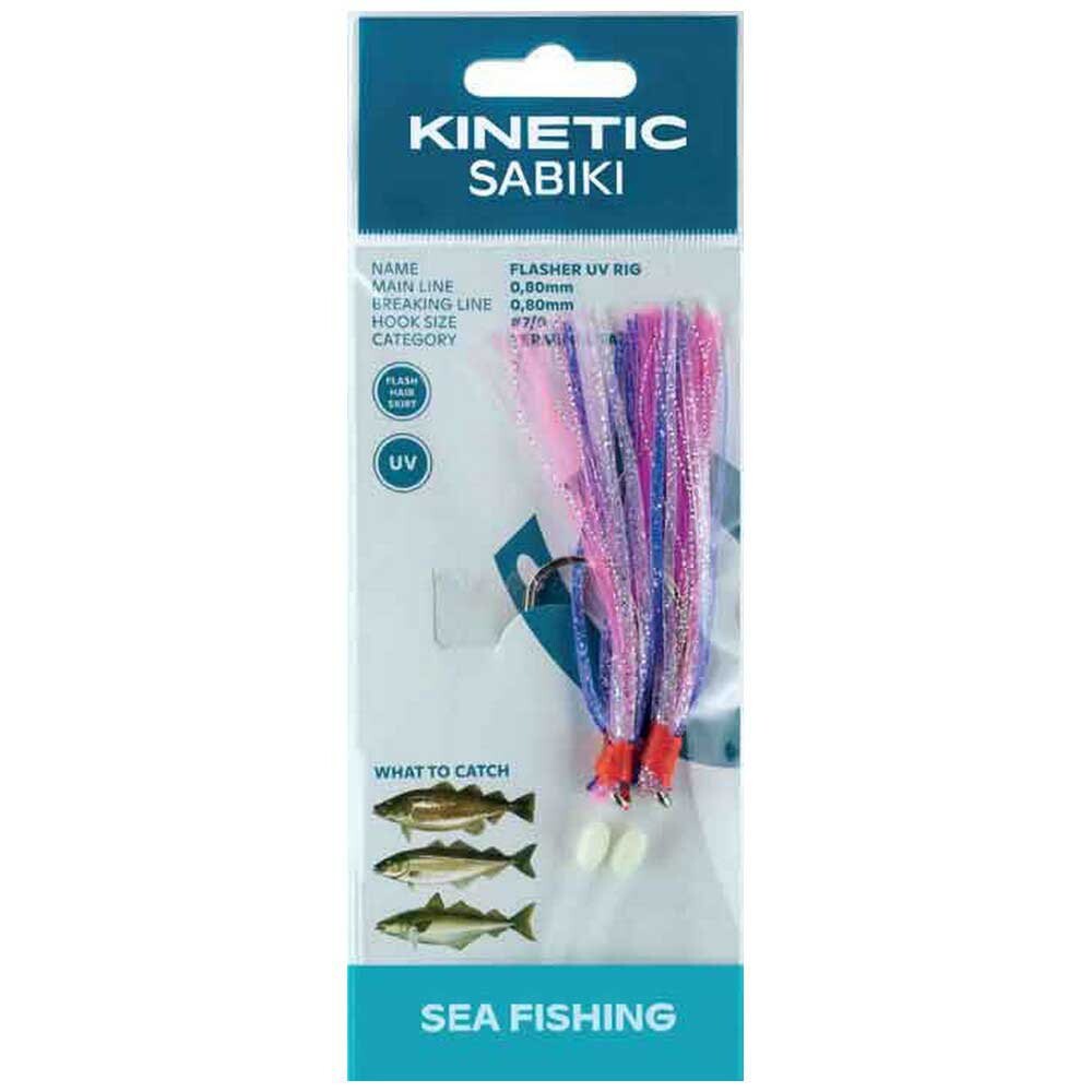 Оснастки Kinetic Sabiki Flasher UV, прозрачный
Оснастки Kinetic Sabiki Flasher UV, прозрачный