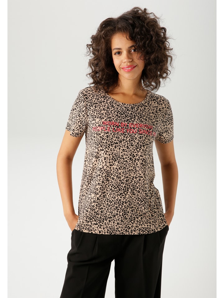 Aniston Футболка бежево-черного цвета, Черный, Aniston Футболка бежево-черного цвета
Aniston Футболка бежево-черного цвета, Черный, Aniston Футболка бежево-черного цвета