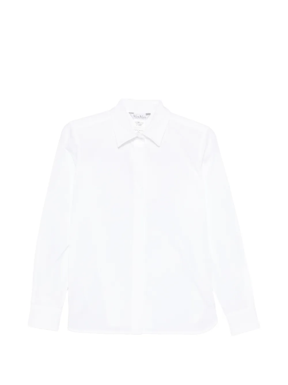 Хлопковая рубашка с воротником maroso MAX MARA, белый
Хлопковая рубашка с воротником maroso MAX MARA, белый