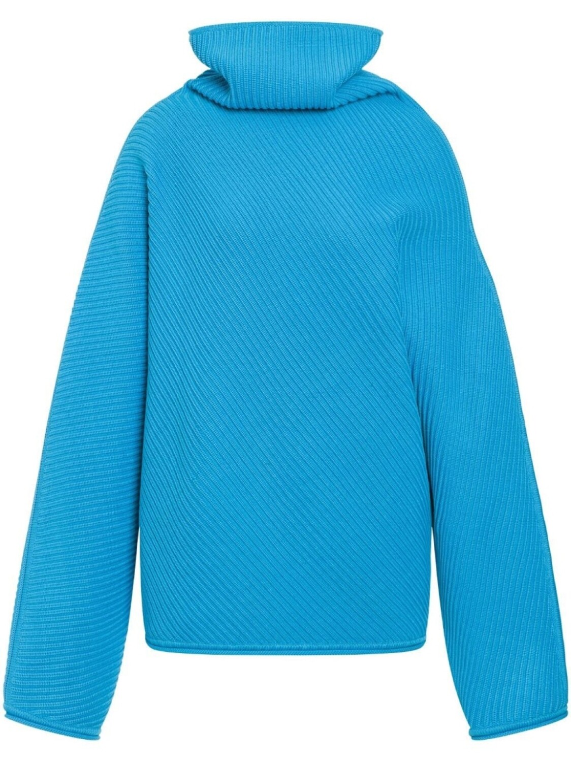 Philosophy Di Lorenzo Serafini джемпер в рубчик с высоким воротником, синий 
Philosophy Di Lorenzo Serafini джемпер в рубчик с высоким воротником, синий