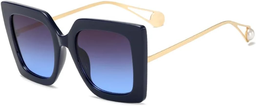 Солнцезащитные очки для мужчин и женщин - защита UV400 - увеличенная оправа "кошачий глаз" с градиентными линзами для занятий спортом на открытом воздухе и вождения DSVIGF, Black Blue
Солнцезащитные очки для мужчин и женщин - защита UV400 - увеличенная оправа "кошачий глаз" с градиентными линзами для занятий спортом на открытом воздухе и вождения DSVIGF, Black Blue