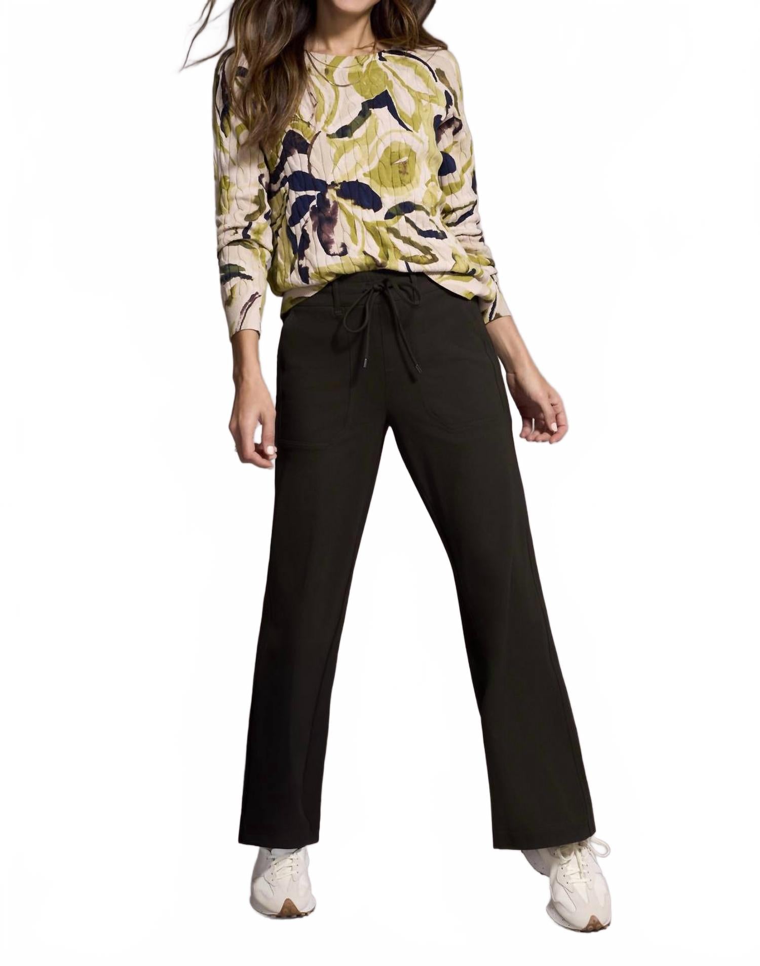 TRIBAL Хлопковый свитер с круглым вырезом и косами, цвет луковый
TRIBAL Хлопковый свитер с круглым вырезом и косами, цвет луковый