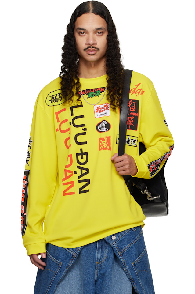 Футболка с длинными рукавами свободного кроя Lu'U Dan, желтый
Футболка с длинными рукавами свободного кроя Lu'U Dan, желтый