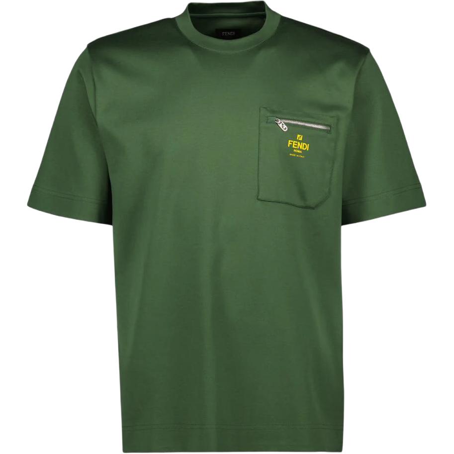 Футболка с принтом логотипа FENDI, зеленый
Футболка с принтом логотипа FENDI, зеленый