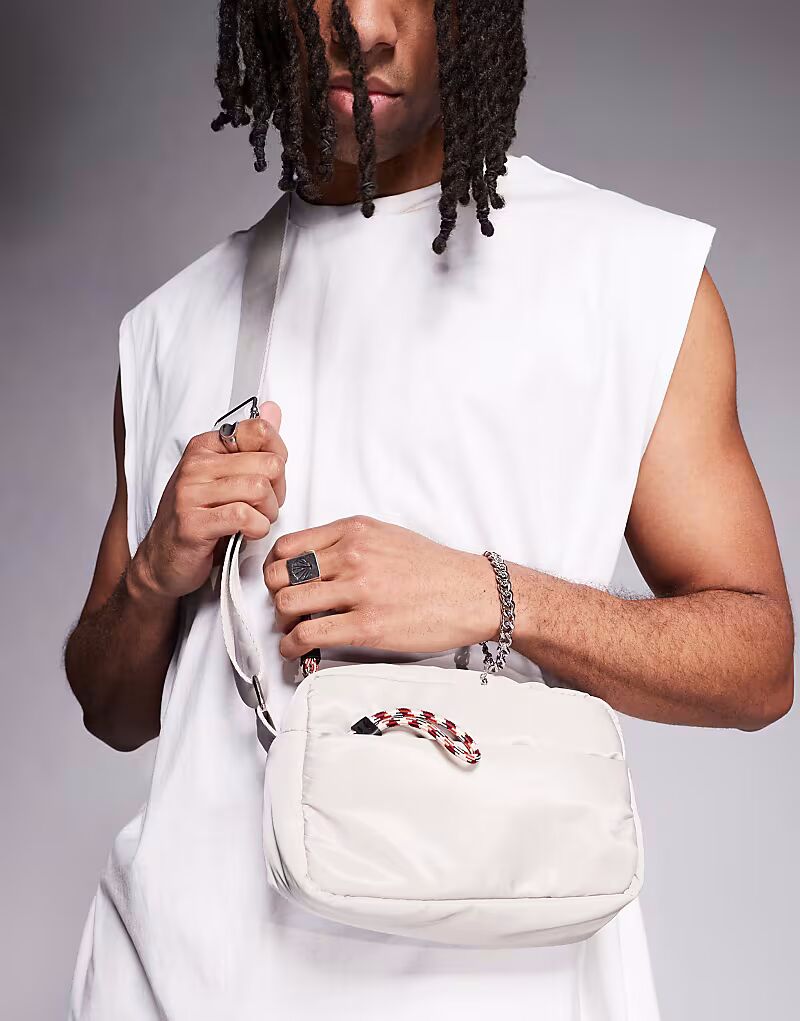 Нейлоновая сумка через плечо ASOS DESIGN цвета «камень»
Нейлоновая сумка через плечо ASOS DESIGN цвета «камень»