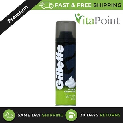 Классическая пена для бритья с ароматом цитруса и лимона 200мл, Gillette
Классическая пена для бритья с ароматом цитруса и лимона 200мл, Gillette